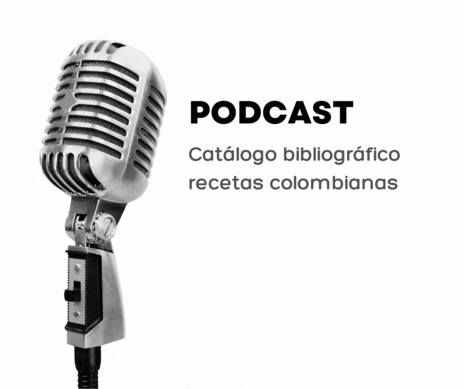 catálogo bibliográfico recetas colombianas